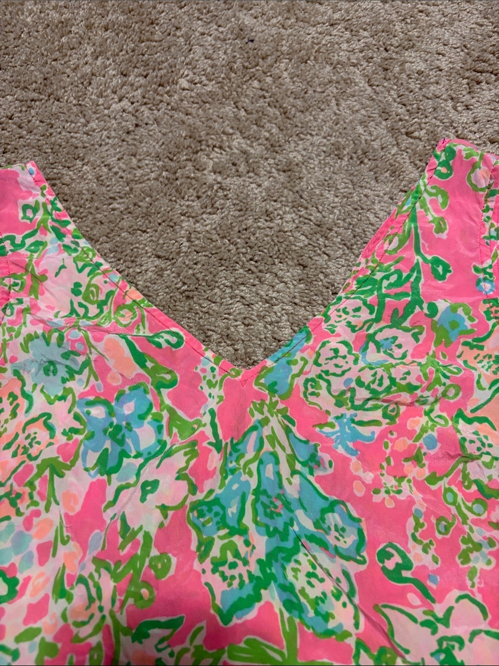 Lilly Pulitzer Southern Charm silk tank XS - Picture 5 of 8